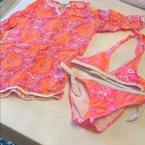 Girl’s Size 6 Boutique Bikini 👙 and Coverup